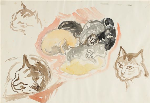 Katzenstudie by Silvia Koller