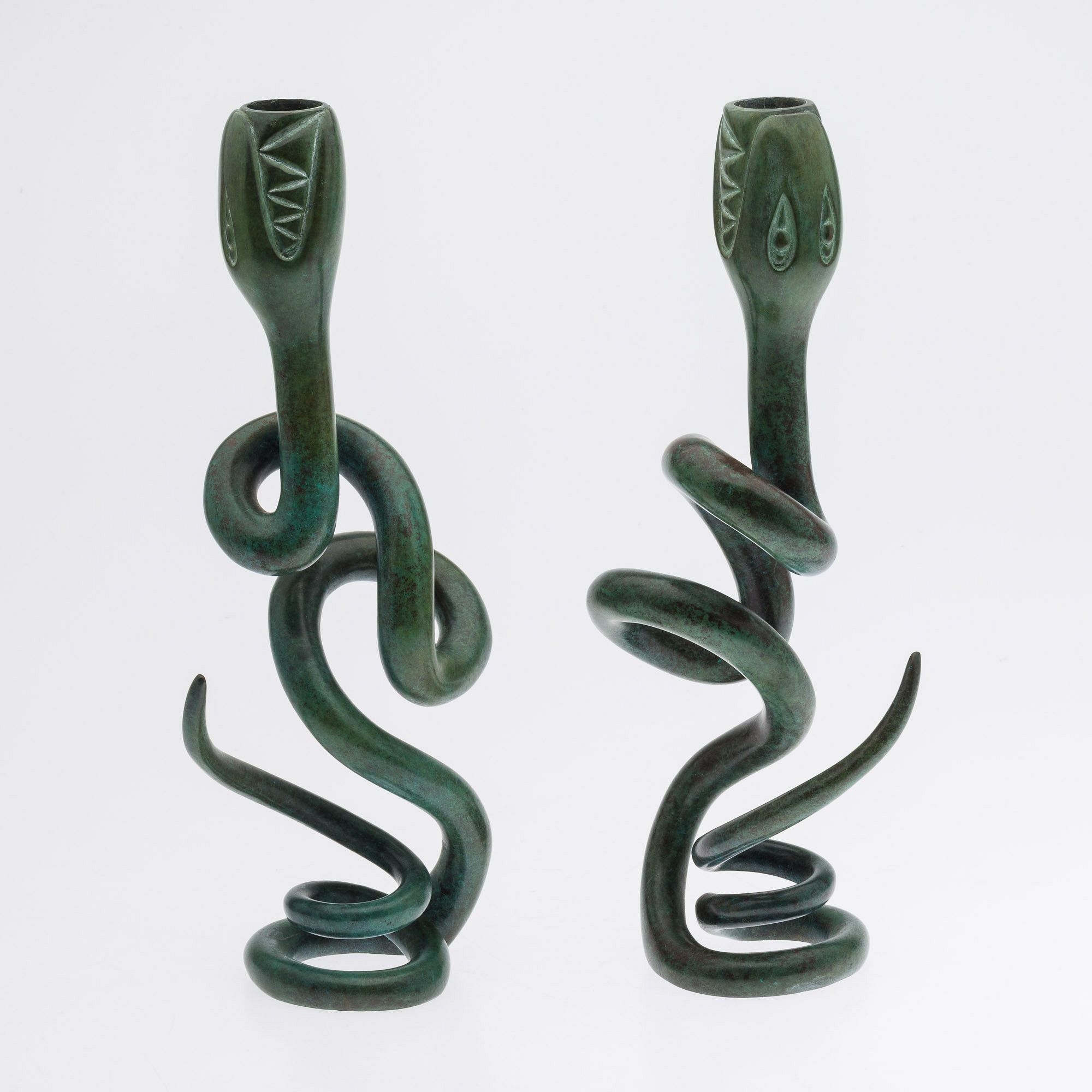 Judy Kensley McKie | Snake Candlesticks (2009) | MutualArt