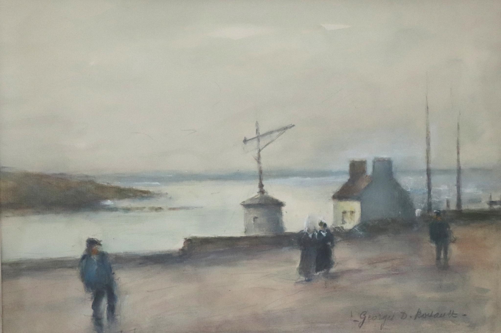Georges Dominique Roualt | Quai animé | MutualArt