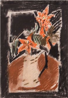 orange flowers - Rose Hilton