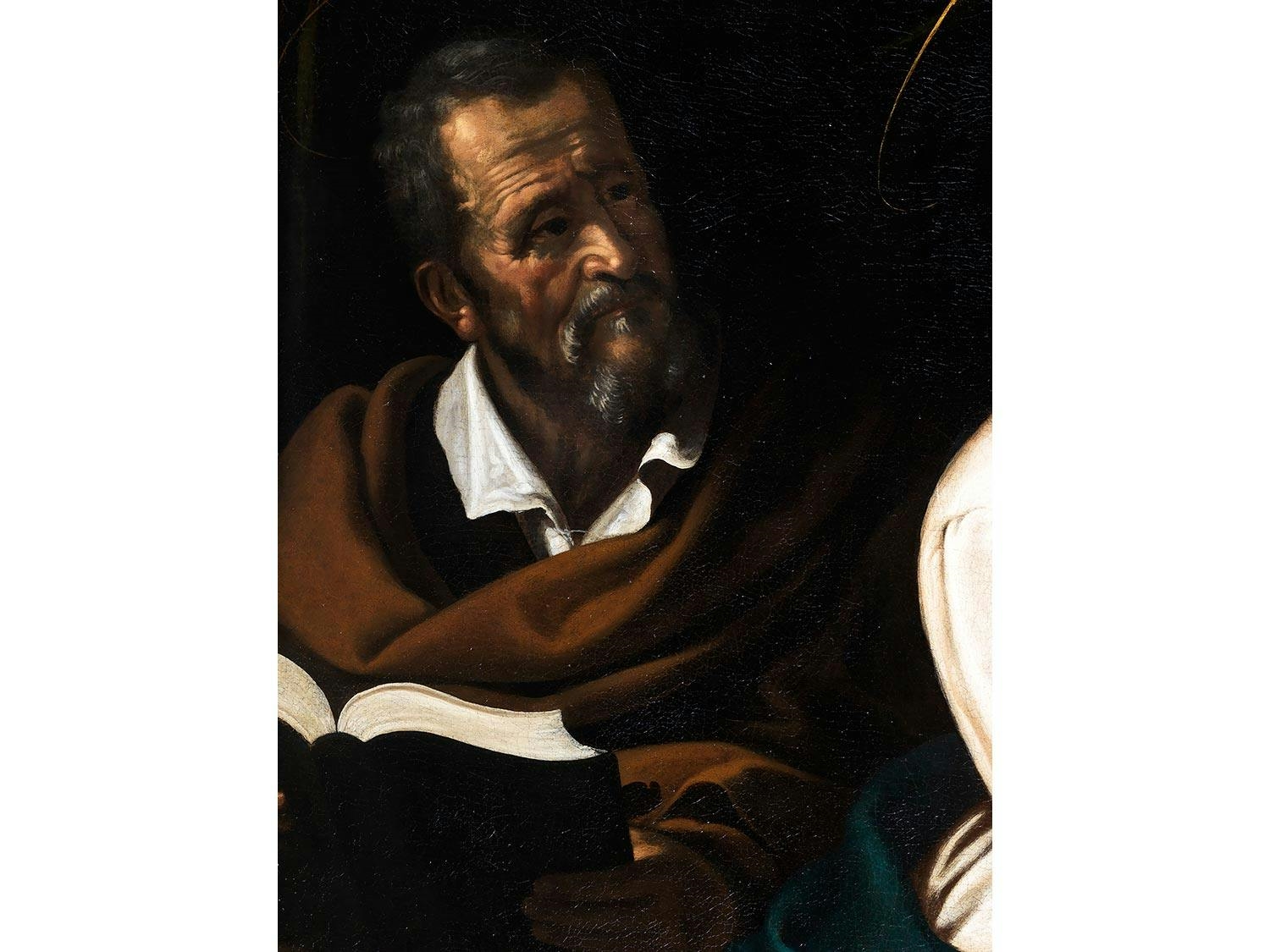 Artwork by Antiveduto Grammatica, HEILIGE FAMILIE MIT DER HEILIGEN ANNA, Made of oil on canvas