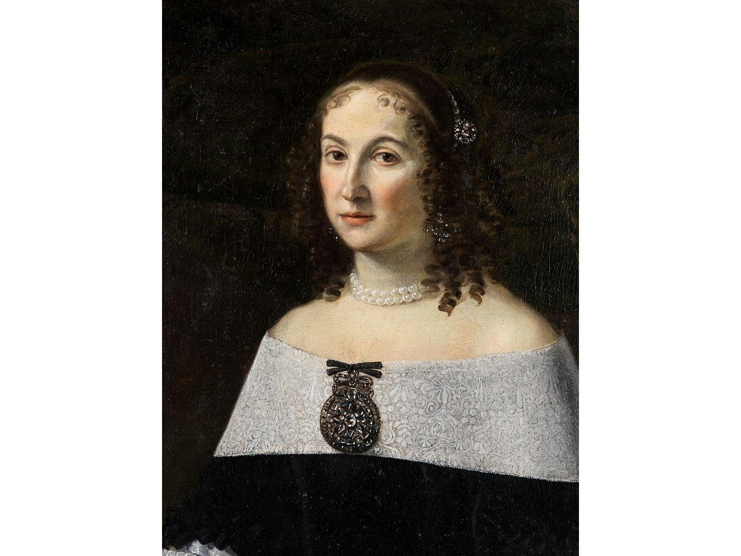Artwork by Pier Francesco Cittadini, PORTRAIT VERMUTLICH DER LUCREZIA
BARBERINI, EHEFRAU DES FRANCESCO I D'ESTE, Made of oil on canvas