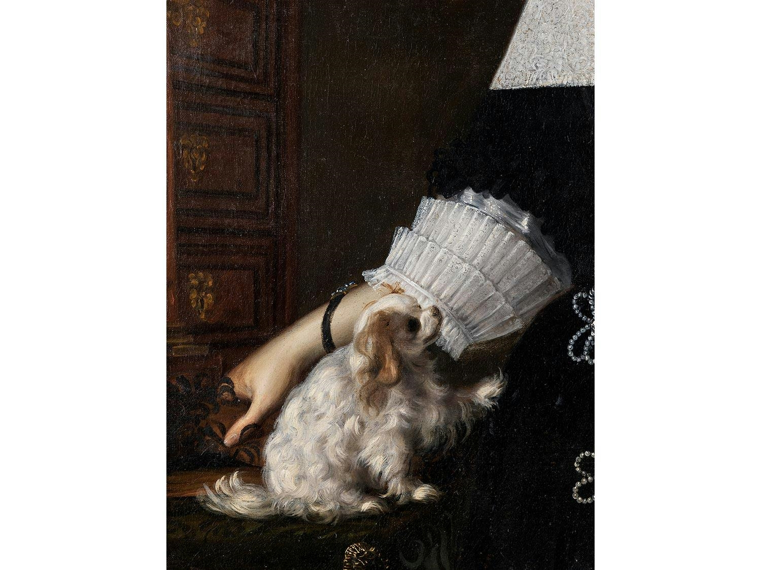 Artwork by Pier Francesco Cittadini, PORTRAIT VERMUTLICH DER LUCREZIA
BARBERINI, EHEFRAU DES FRANCESCO I D'ESTE, Made of oil on canvas