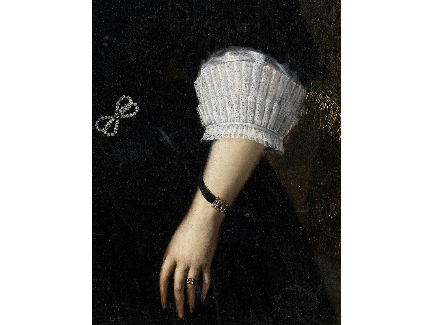 Artwork by Pier Francesco Cittadini, PORTRAIT VERMUTLICH DER LUCREZIA
BARBERINI, EHEFRAU DES FRANCESCO I D'ESTE, Made of oil on canvas