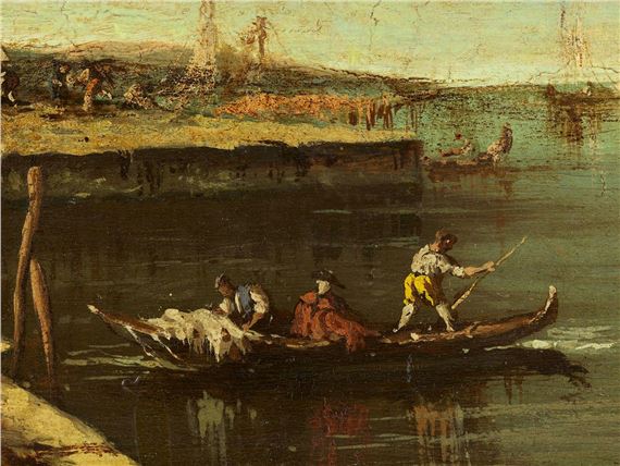 LAGUNENKÜSTE MIT RUINENCAPRICCIO - Francesco Zanin