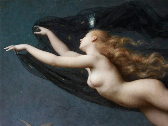 LA NUIT (DIE NACHT), UM 1887 by Auguste Raynaud, circa 1887