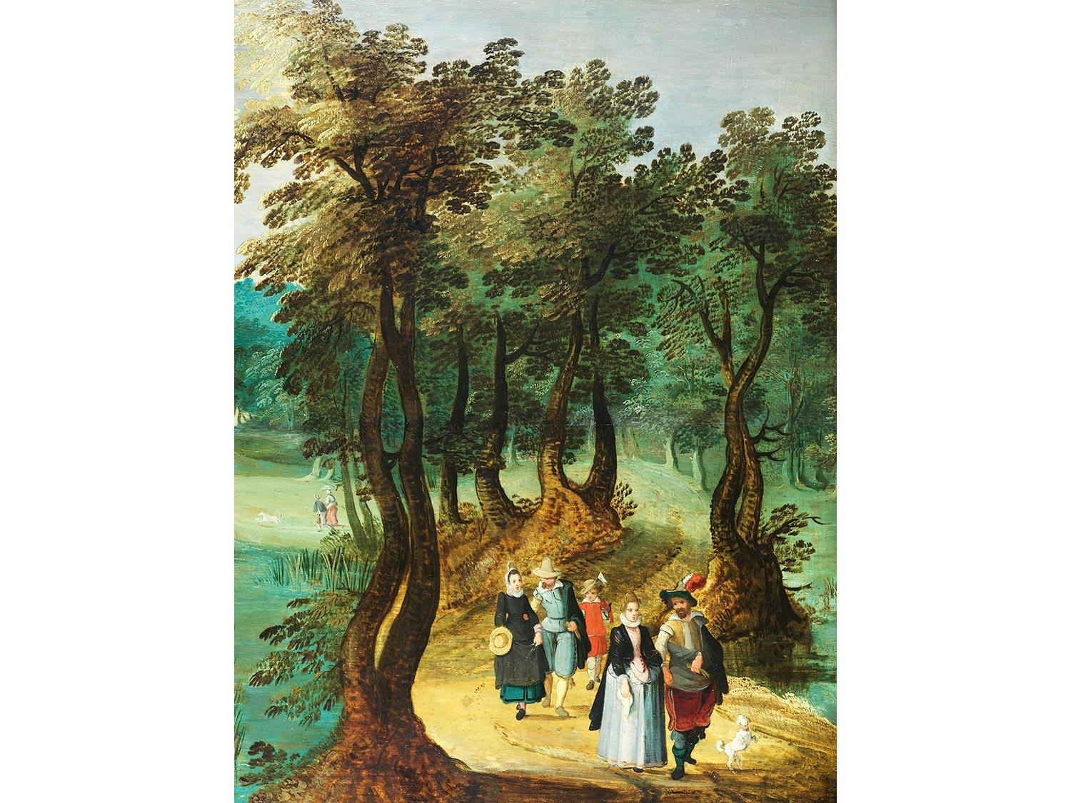 Artwork by Tobias Verhaecht, DIE FREUDEN DES LANDES, Made of oil on wood