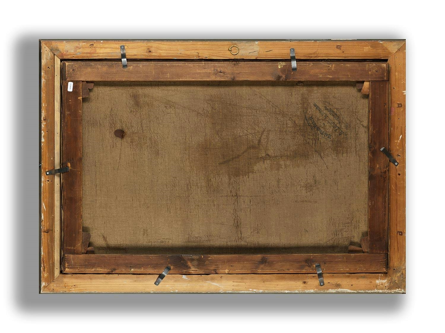 Artwork by Adalbert Wex, DIE WANDERUNG AM SEE, Made of oil on canvas