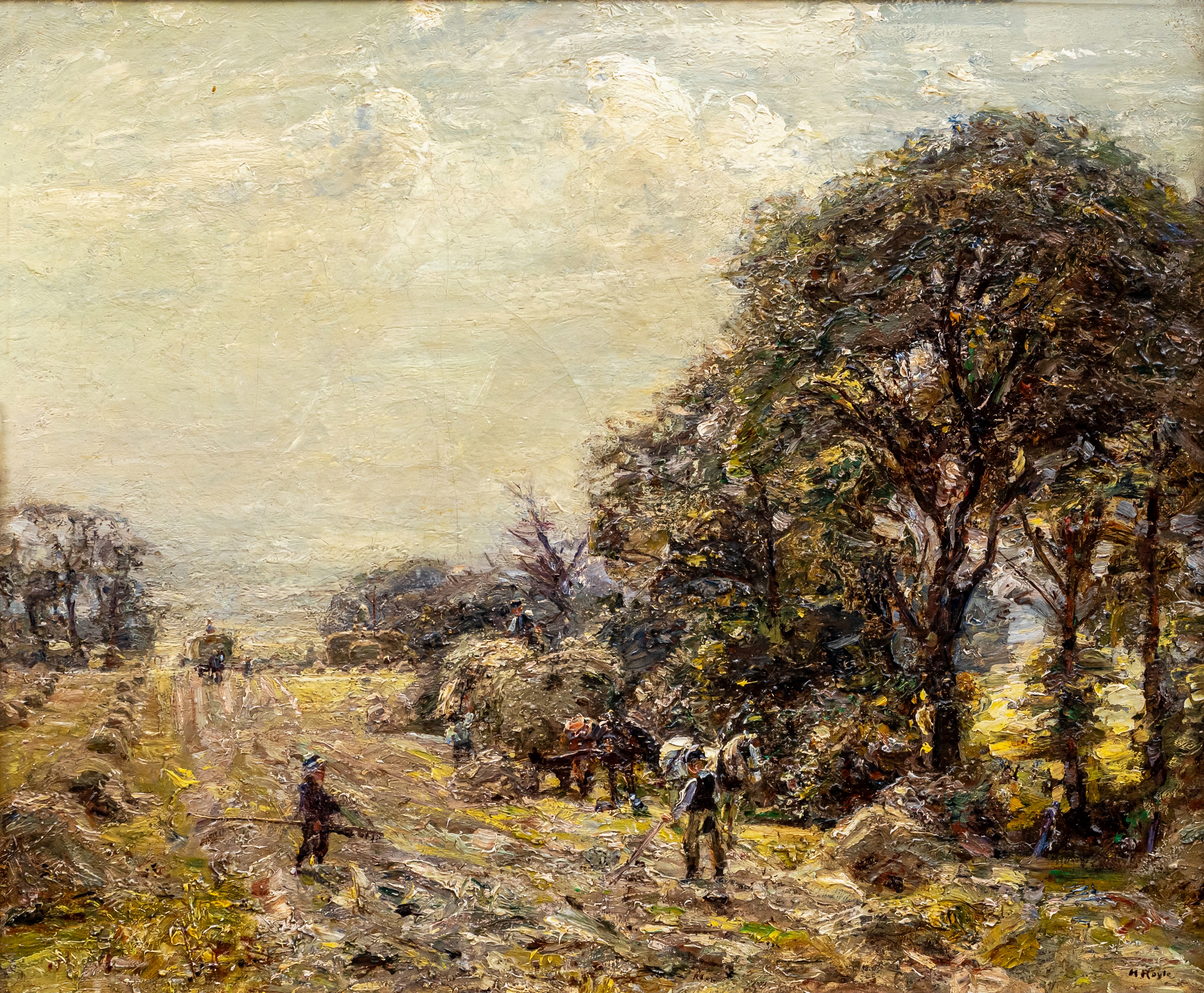 Herbert Royle | HERBERT F ROYLE (1870-1958) Harvest time, signed lower ...