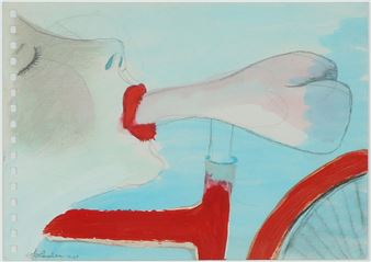 Girl with Bicycle - Sigalit Landau