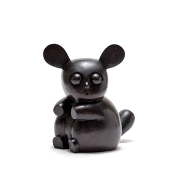 Artwork by Brett Murray, In the Headlights, Made of bronze with a dark brown patina