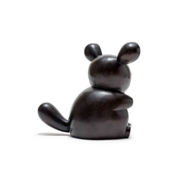 Artwork by Brett Murray, In the Headlights, Made of bronze with a dark brown patina