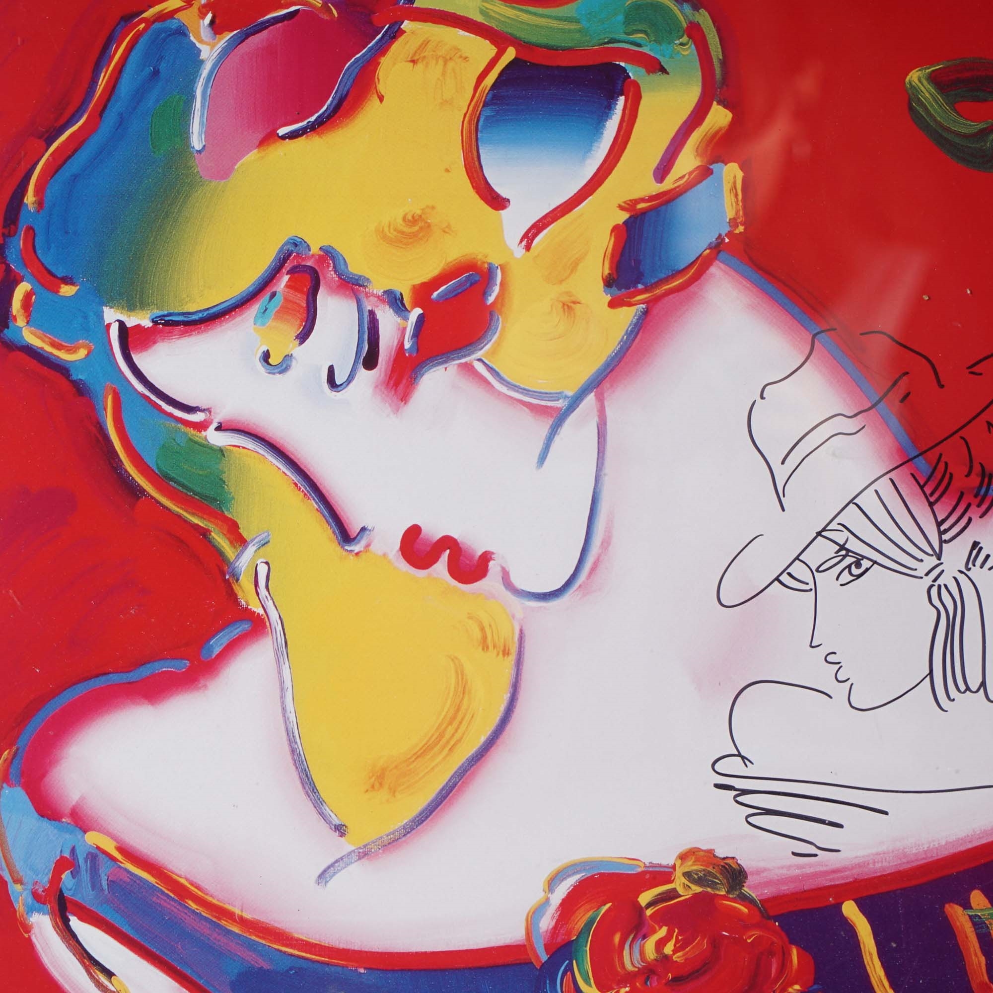 Peter Max | Peter Max Signed Poster Daydream Romance Series with ...