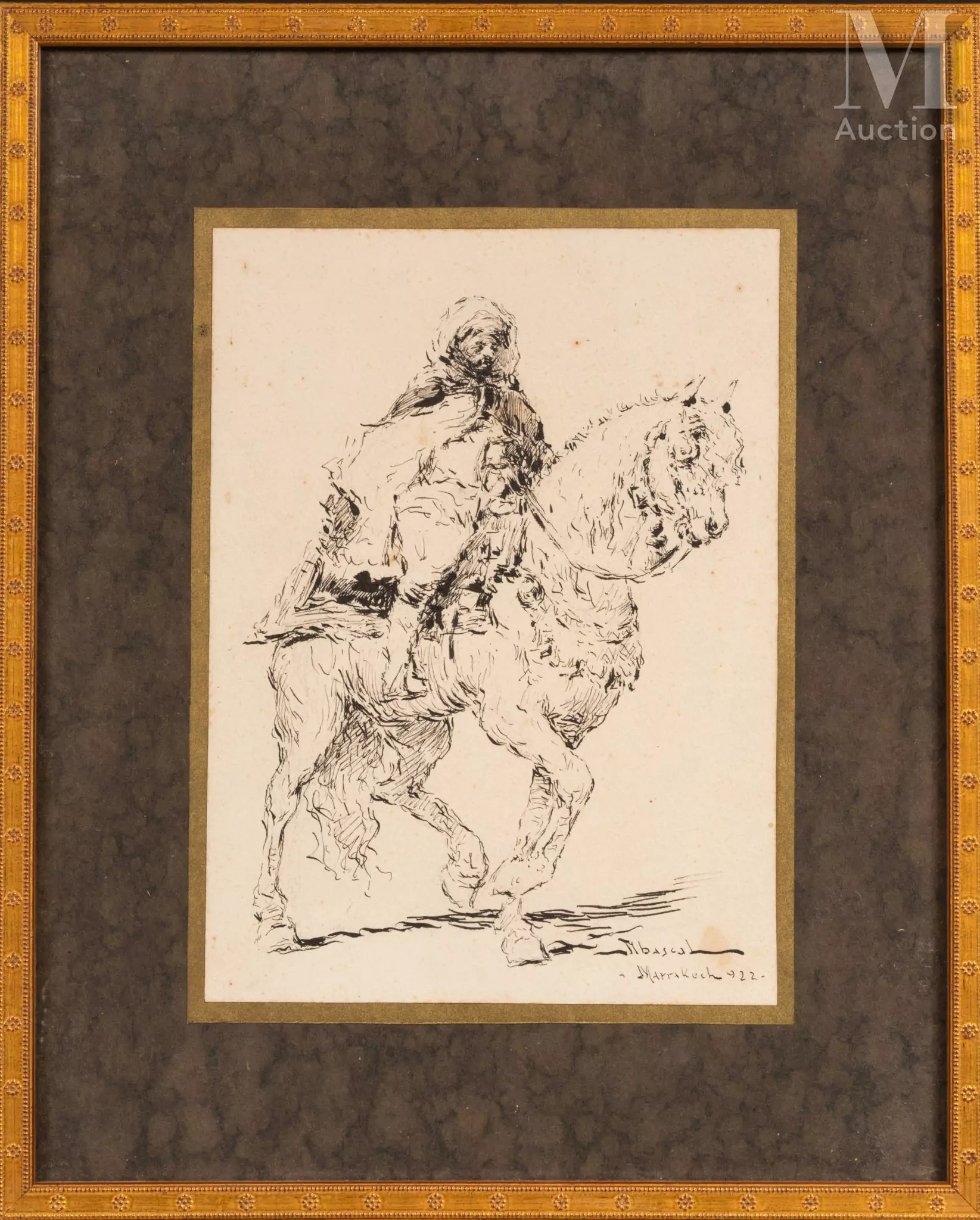 Carlos Abascal | Portrait d’un marocain | MutualArt