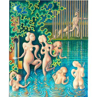 Diana y Acteón - Guillermo Pérez Villalta