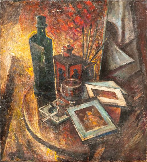 still life. Signed bottom right. Oil on canvas. 58 x 64 cm. 300-600 EUR - German Vasilievich Fedorov