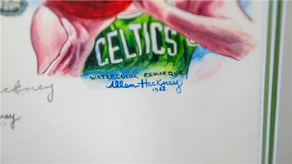 Allen Hackney | After the Game’ Larry Bird Framed Print by Allen ...