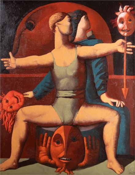 Jeu des masques by José Herrera, 1991