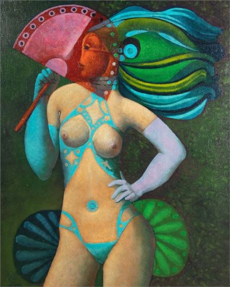 Le jeu de l'éventail by José Herrera, 1993