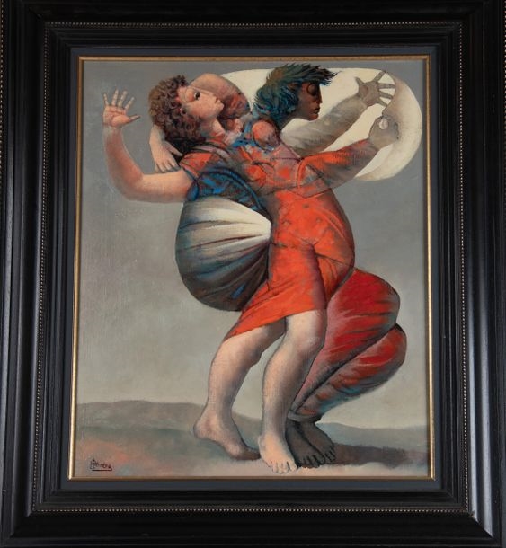 Artwork by José Herrera, Turpitude, Made of oil on canvas