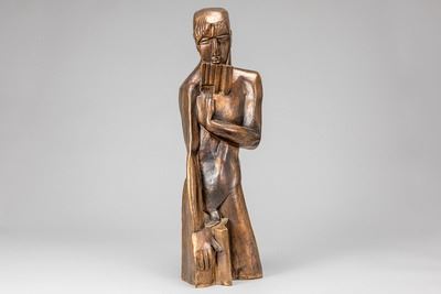 Jonge dichter met panfluit - Jozef Cantré