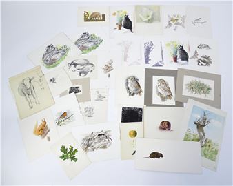 A collection of works bythC artist and illustrator Donald Myall, who studied at Colchester School of Art - Donald Myall