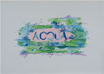 Acqua - Mario Schifano