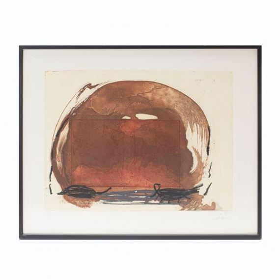 Skull by Antoni Tàpies, 1984