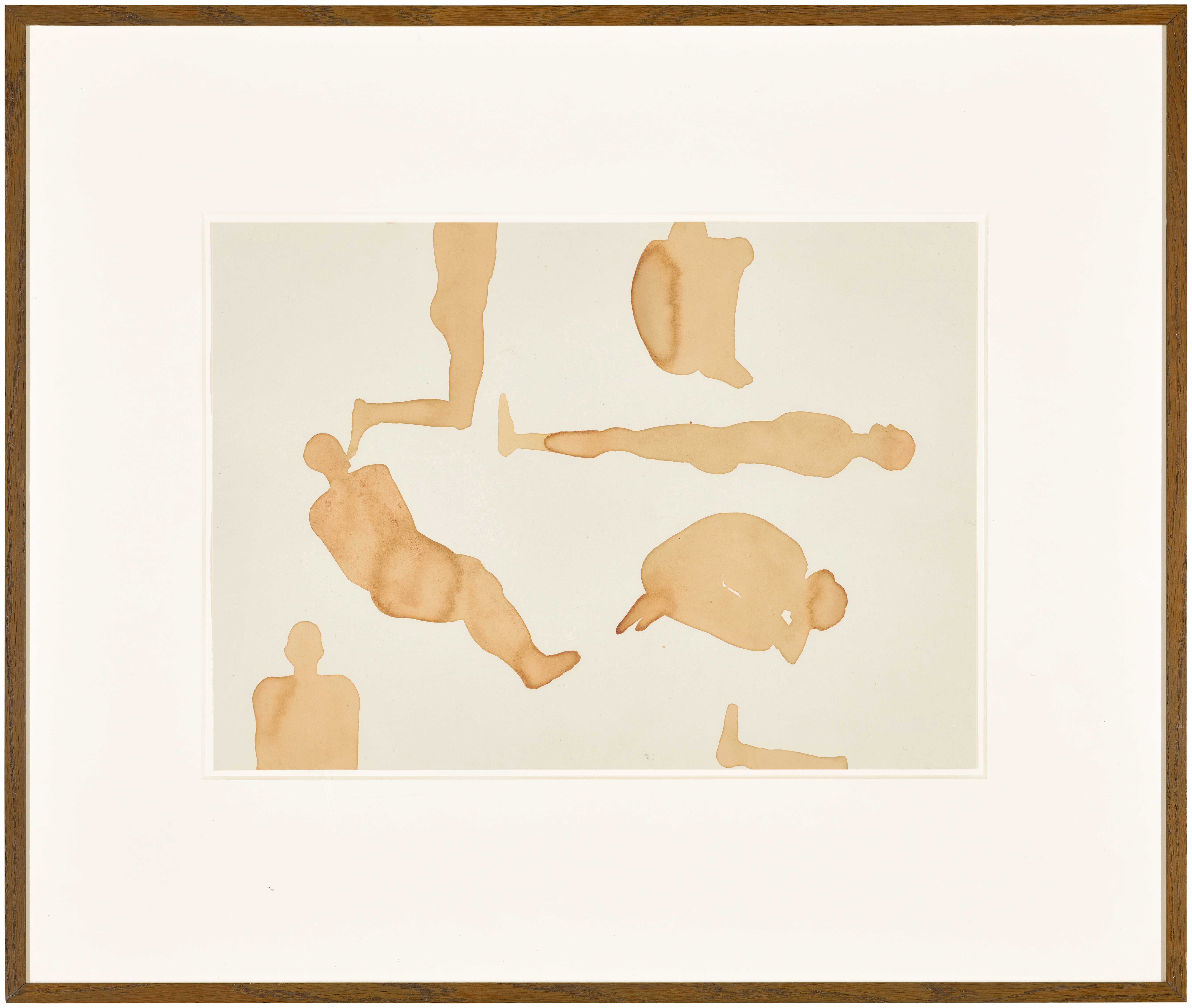 Artwork by Antony Gormley, Bonding IV, Made of paper