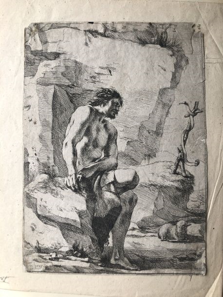 Artwork by Jan de Bray, Saint Jean-Baptiste, Made of Etching
