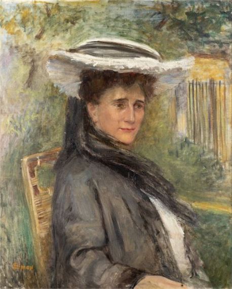 Portrait of a Woman by French School, 20th Century, circa 1900