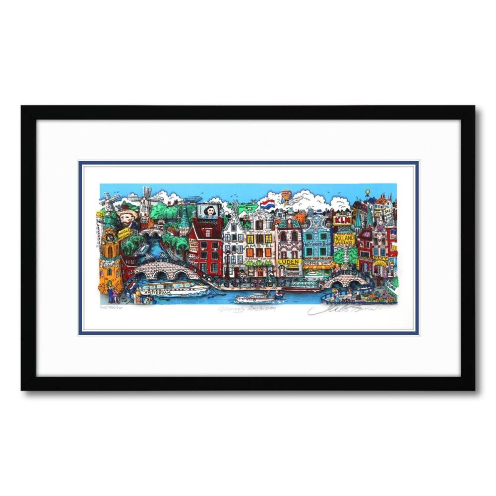 Charles Fazzino | Alluringly Amsterdam (Black | MutualArt