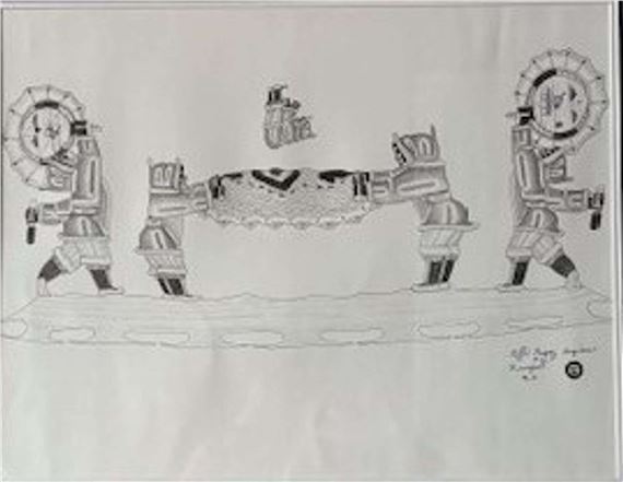 Peter Ragee | Untitled Inuit scene (2024) | MutualArt