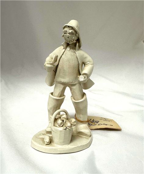 Fisher with Basket of Fish