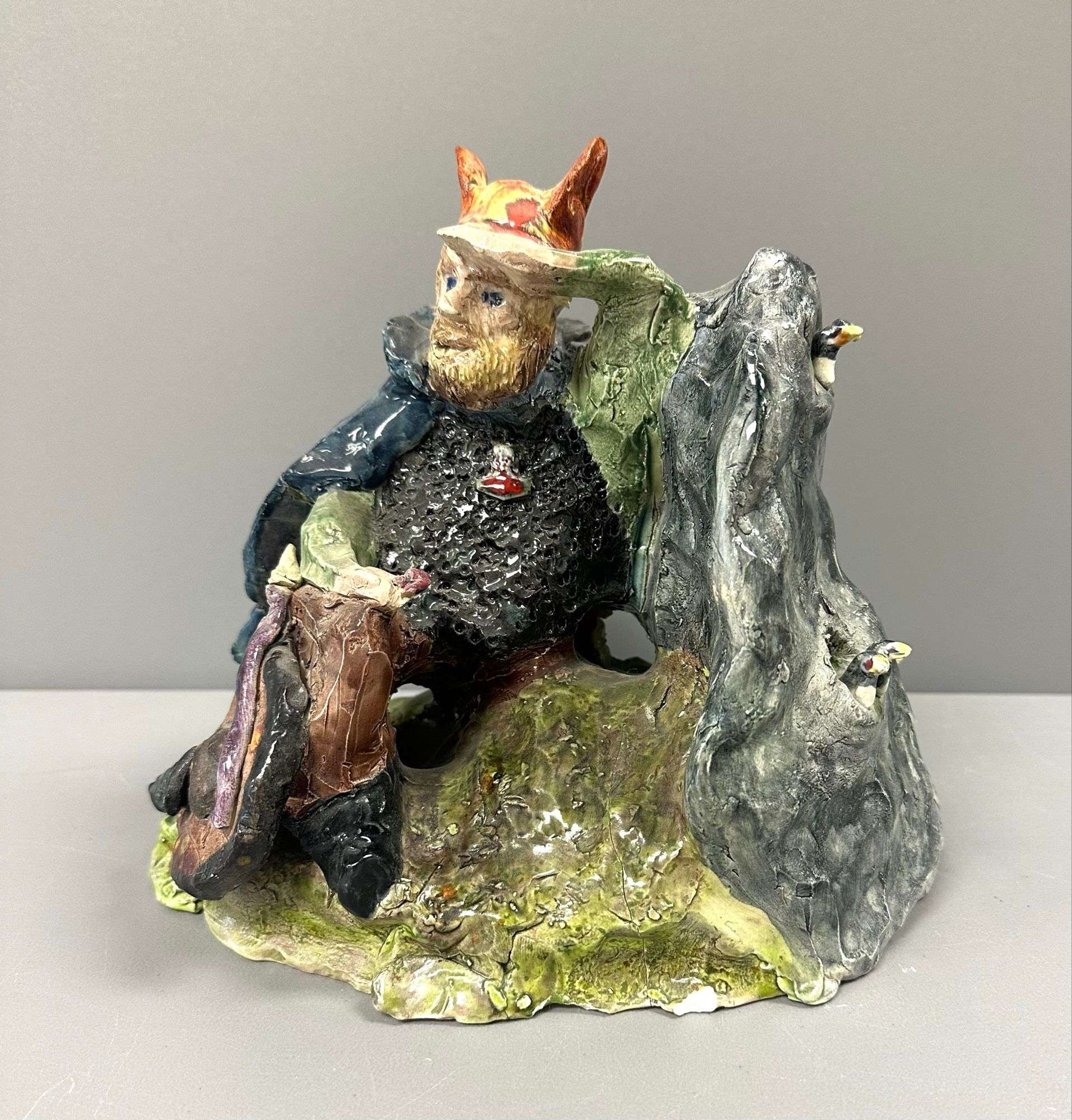 Artwork by Thomas Hutchings, Model of the Newfoundland Entry in the National Snow Sculpture Competition, Made of Mixed Medium