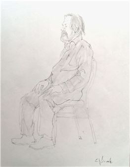 Portrait of Gerry Squires - Edwin Snook