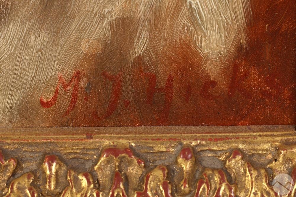 Artwork by Margaret Talbert Hicks, Dog Portrait, Made of Oil painting on board