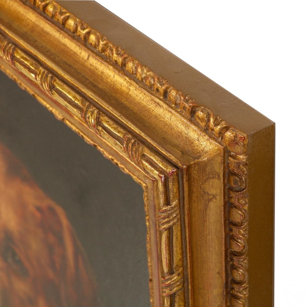 Artwork by Margaret Talbert Hicks, Dog Portrait, Made of Oil painting on board