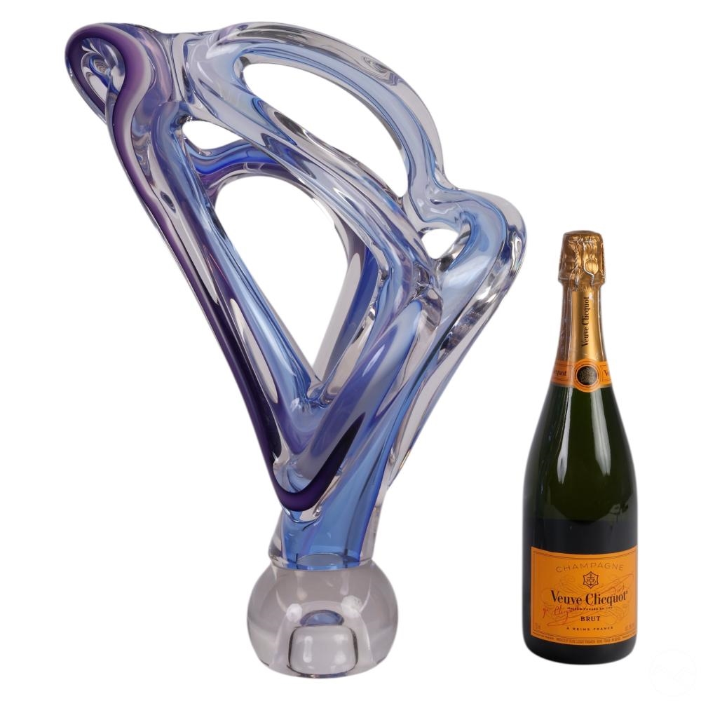 Barry Entner | Art Glass Freeform Sculpture (1989) | MutualArt