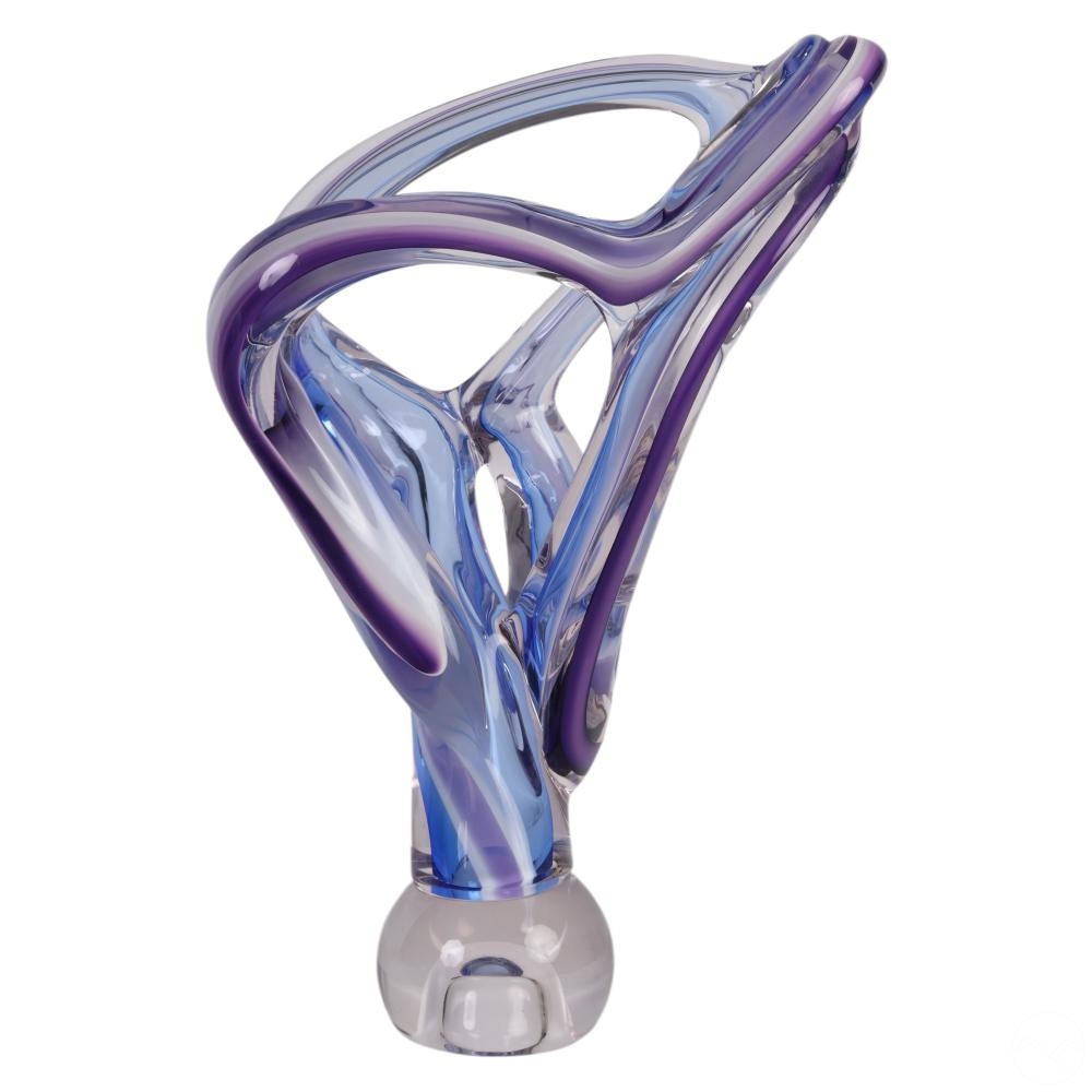Barry Entner | Art Glass Freeform Sculpture (1989) | MutualArt