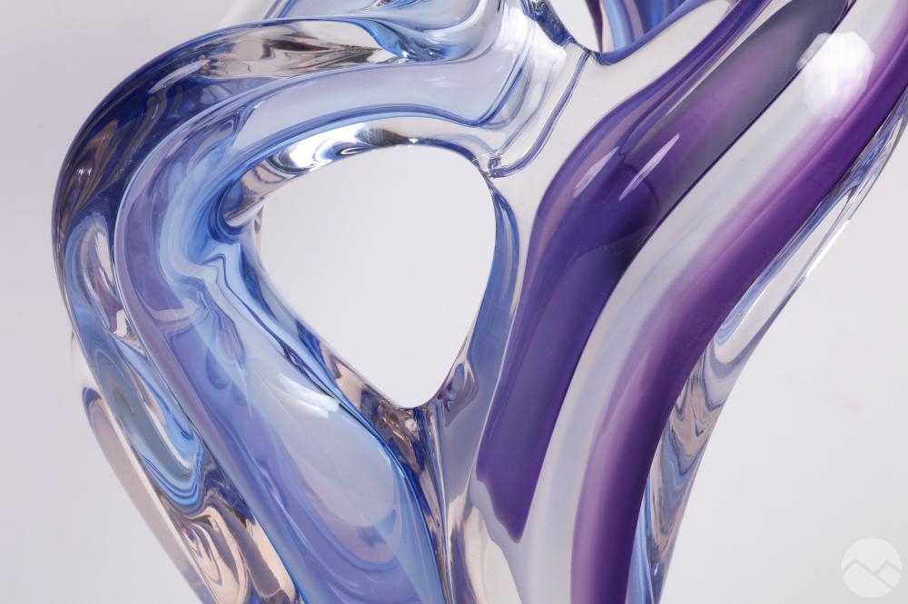 Barry Entner | Art Glass Freeform Sculpture (1989) | MutualArt