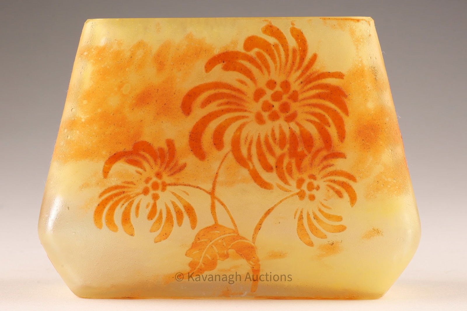 André Delatte | Rare Andre Delatte Nancy Art Deco Cameo Glass Vase ...