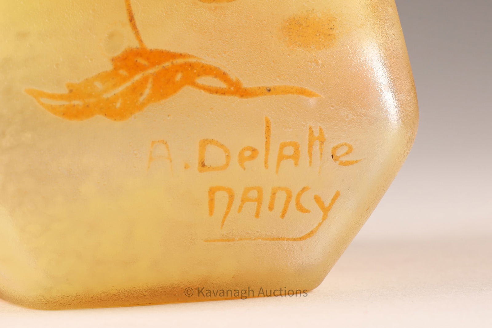 André Delatte | Rare Andre Delatte Nancy Art Deco Cameo Glass Vase ...