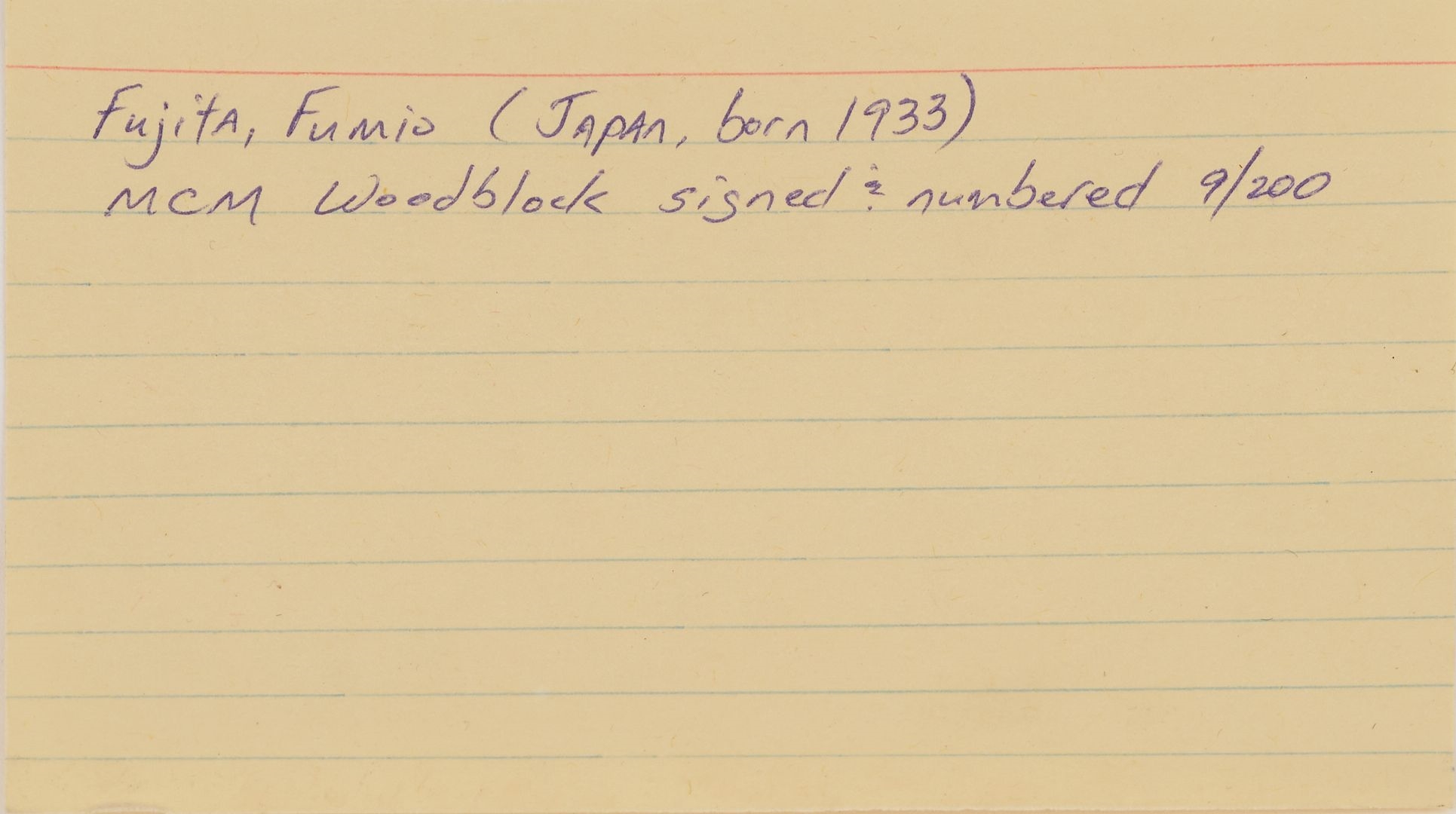 Artwork by Fumio Fujita, 2 Fumio Fujita Abstract Woodblock Prints, Made of color woodblock