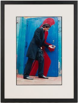 Sylvia Plachy Photograph, The Blue Door, Adrien Brody - Sylvia Plachy