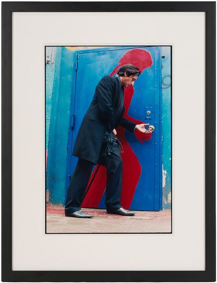 Sylvia Plachy Photograph, The Blue Door, Adrien Brody - Sylvia Plachy