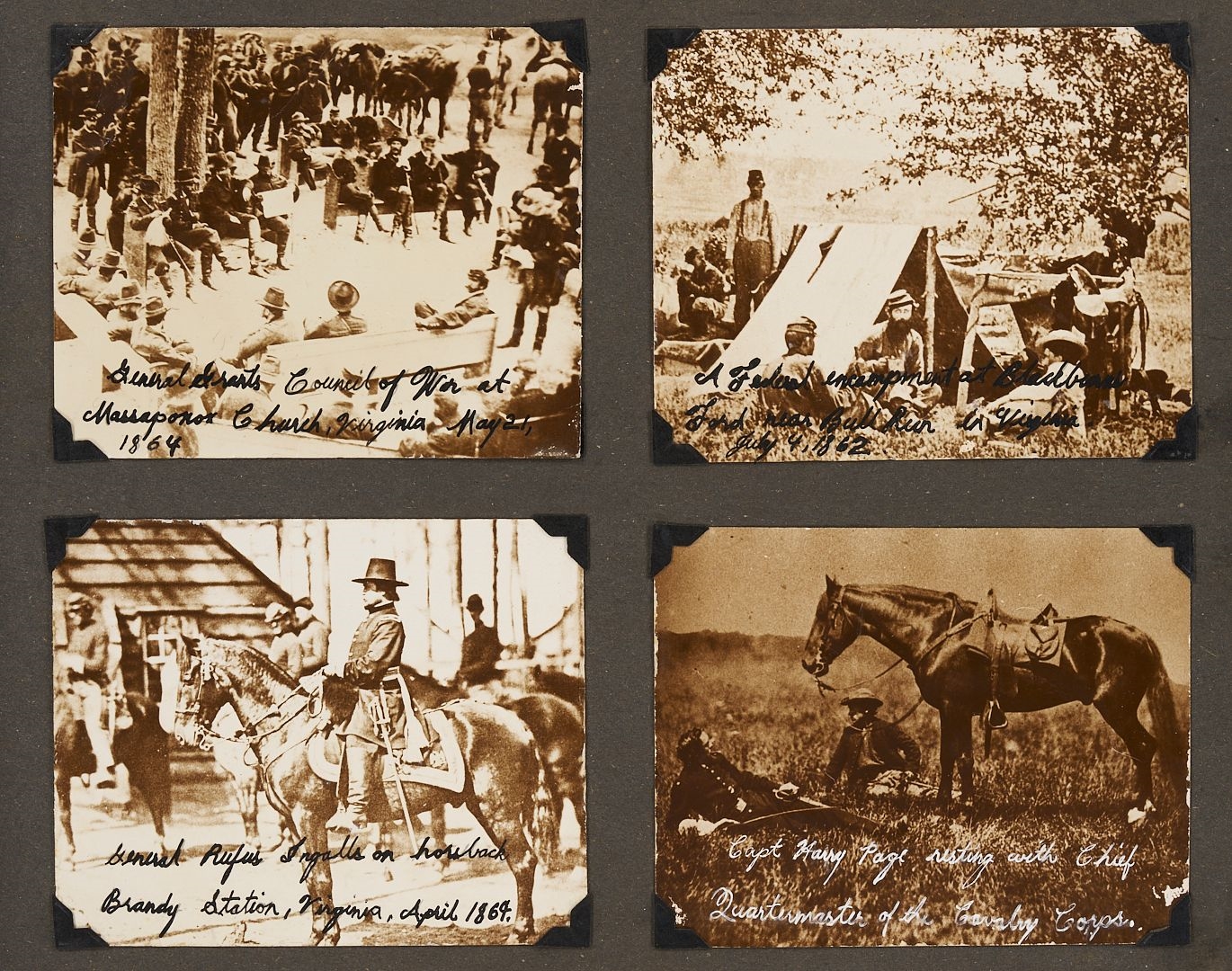 Artwork by Timothy H. O'Sullivan, Timothy O'Sullivan Related Photograph Album, Made of photographic prints