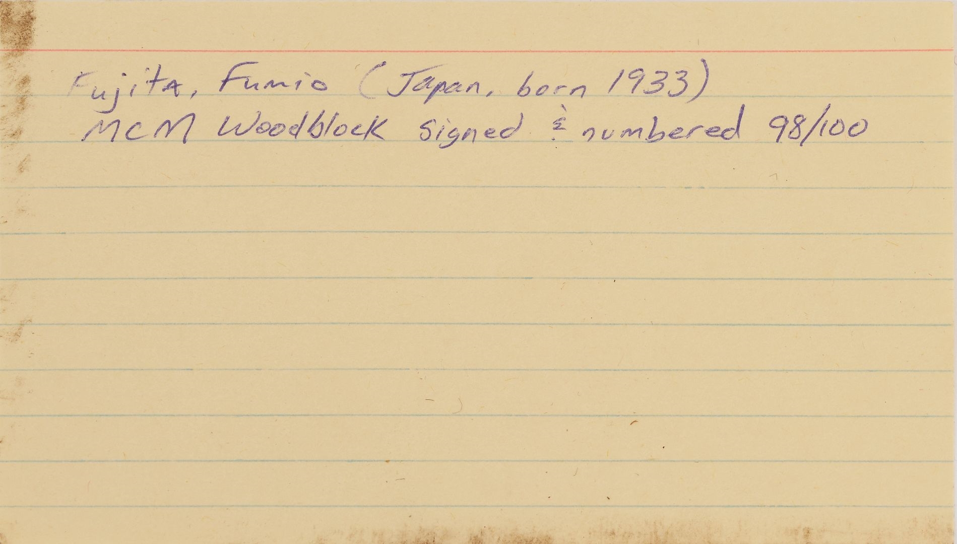 Artwork by Fumio Fujita, 2 Fumio Fujita Abstract Woodblock Prints, Made of color woodblock