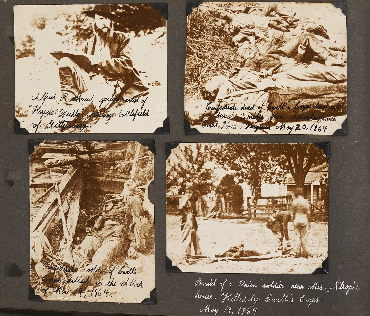 Artwork by Timothy H. O'Sullivan, Timothy O'Sullivan Related Photograph Album, Made of photographic prints