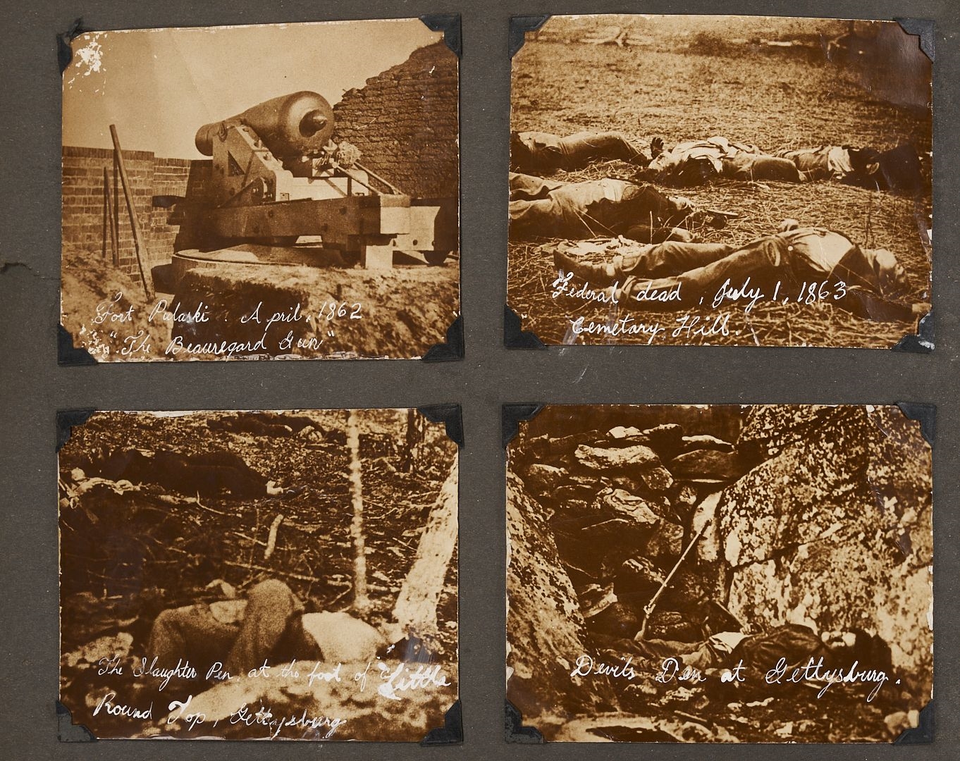 Artwork by Timothy H. O'Sullivan, Timothy O'Sullivan Related Photograph Album, Made of photographic prints